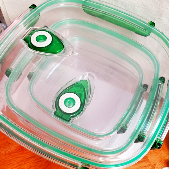 Kitchen Touchvac Vintage Food Storage Containers Poshmark
